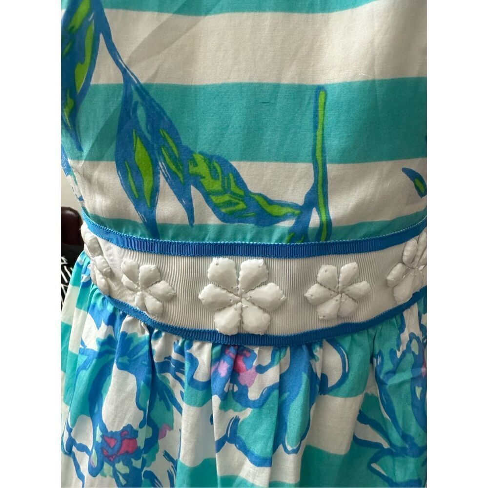 Lilly Pulitzer Langley Embellished Silk Dress / SZ: 4 / EUC - Picture 6 of 7